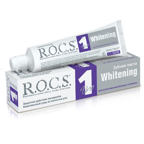 R.O.C.S. Зубная паста Uno Whitening 74 гр (R.O.C.S., Зубные 