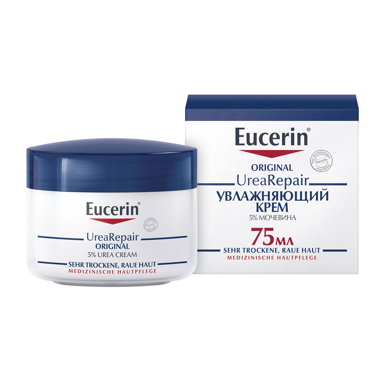 Eucerin Увлажняющий крем с 5% мочевиной, 75 мл (Eucerin, Ure