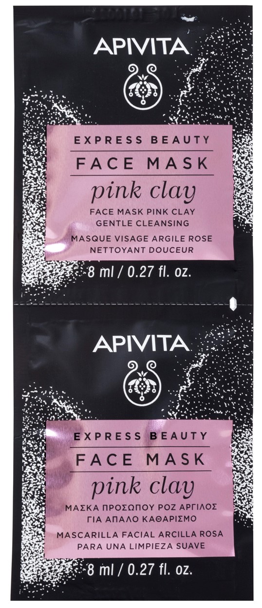 Apivita Маска для лица с Розовой Глиной, 2x8 мл (Apivita, Ex