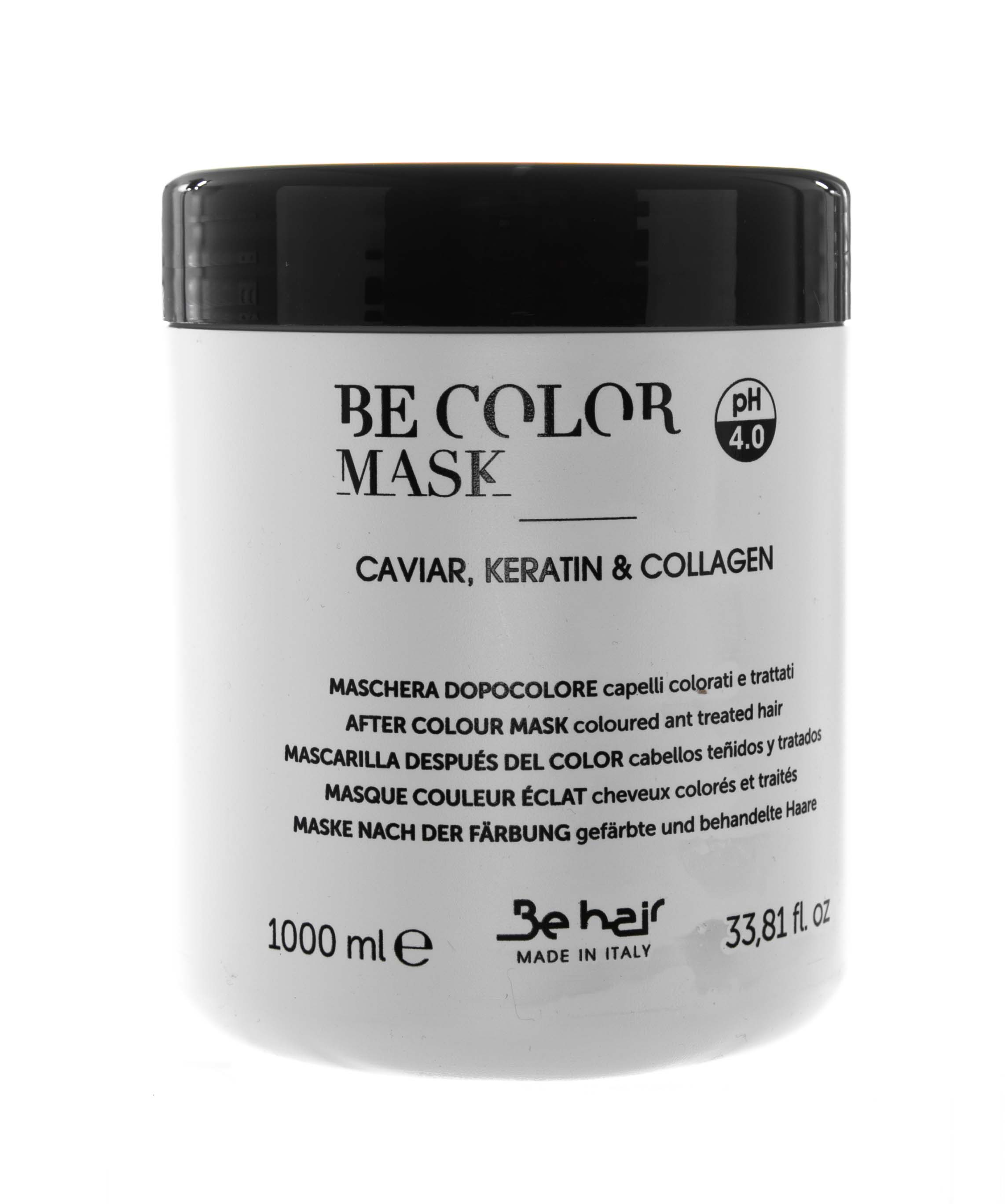 Be Hair Маска-фиксатор цвета для окрашенных волос, 1000 мл (