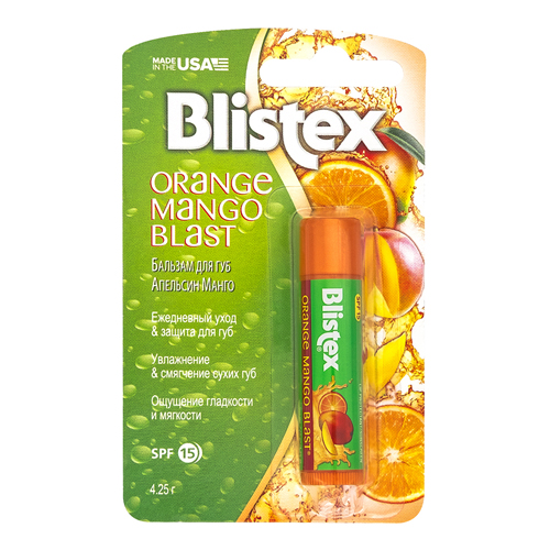 Blistex Бальзам для губ Апельсин Манго 4,25 гр (Blistex, Bli