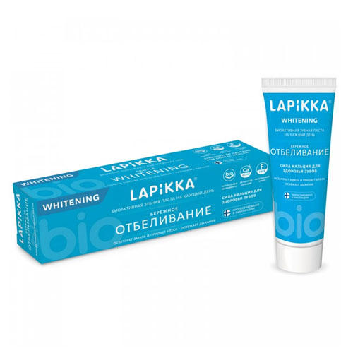 Lapikka Зубная паста Бережное отбеливание, 94 гр (Lapikka)