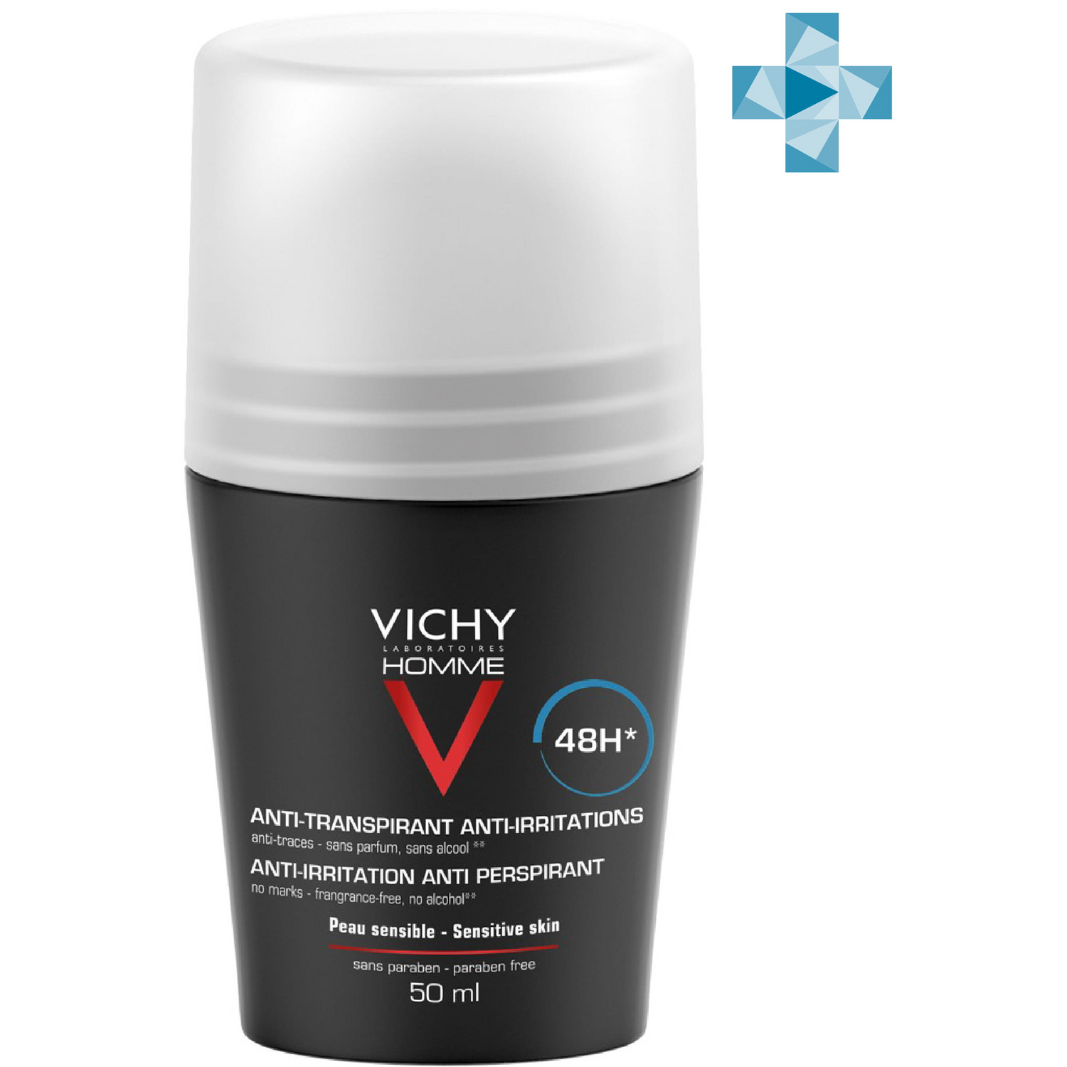 Vichy Шариковый дезодорант для чувствительной кожи 48 часов,