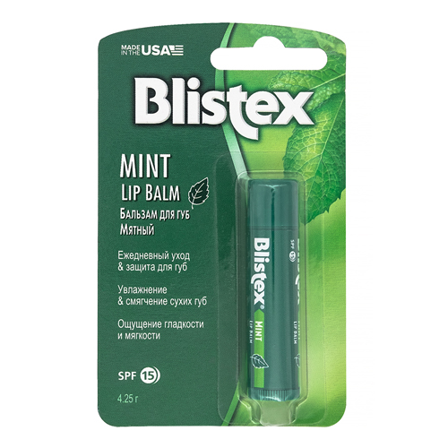 Blistex Бальзам для губ мятный 4,25 гр. (Blistex, Blistex ух