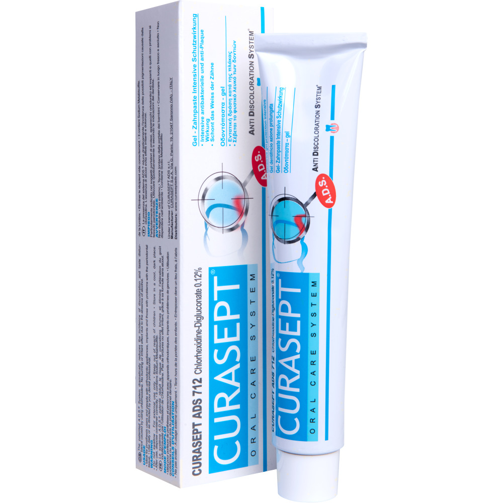 Curasept Зубная  паста гелеобразная хлоргексидин диглюконат 
