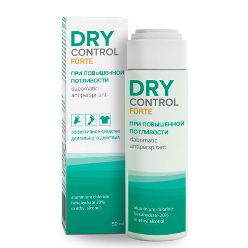 Dry Control Дабоматик от обильного потоотделения, 20%, 50 мл
