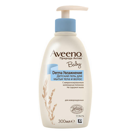 Aveeno Гель детский для мытья тела и волос, 300 мл (Aveeno, 