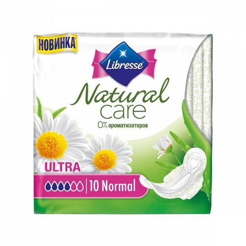 Libresse Прокладки Natural Care Ultra Normal 10 штук (Libres