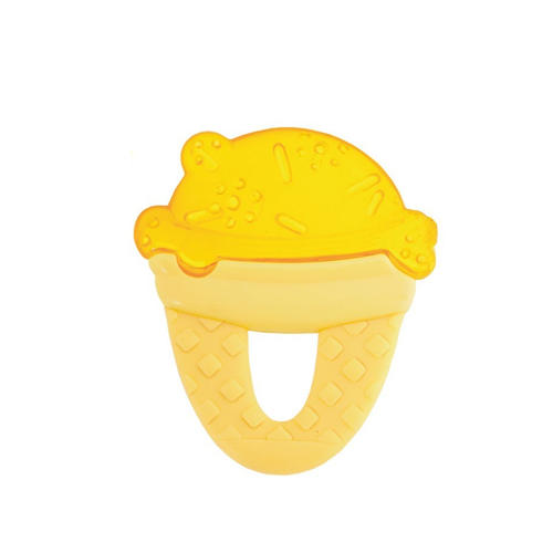Chicco Прорезыватель-игрушка Fresh Relax Мороженое желтое,