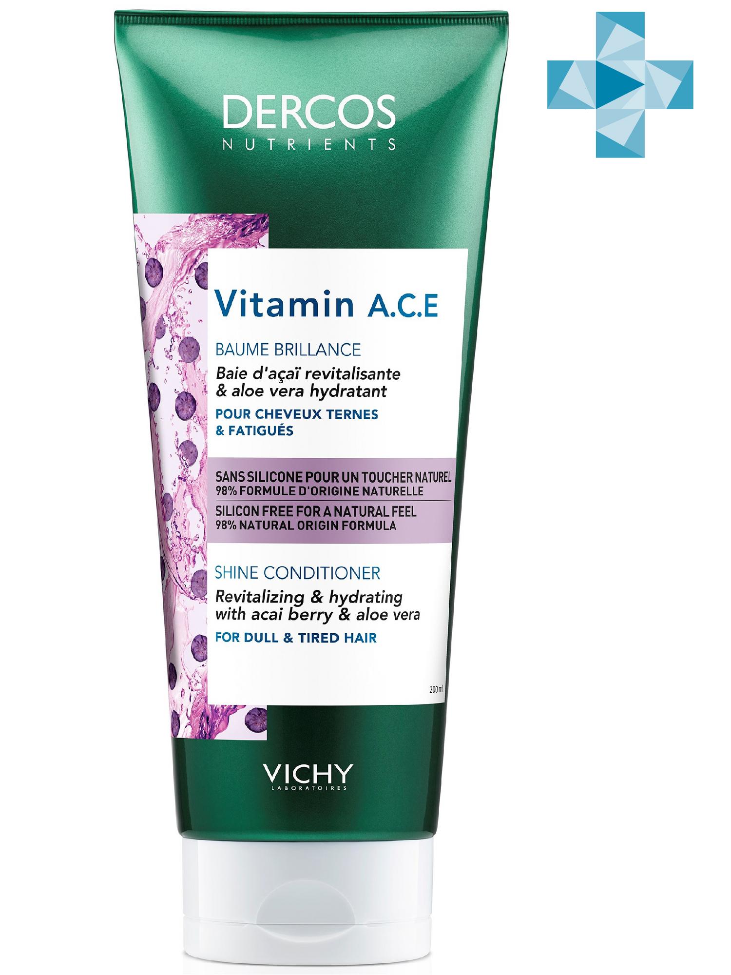Vichy Кондиционер для блеска волос Vitamin, 200 мл (Vichy, D