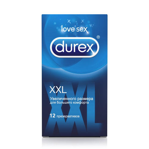 Durex Презервативы XXL №12 (Durex, Презервативы)