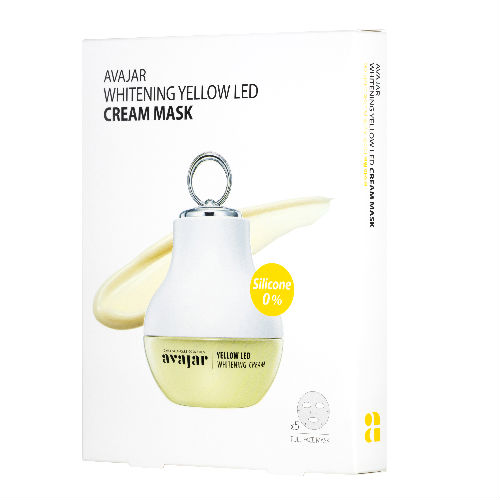 Avajar Avajar Whitening Yellow Led Cream Mask Осветляющая кр