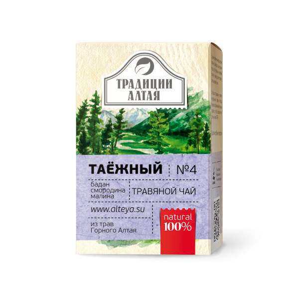Алтэя Натуральный травяной чай Таежный, 50 г (Алтэя, Травя