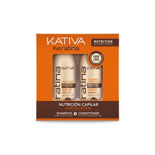 Kativa Набор Укрепляющий шампунь и кондиционер с кератином 