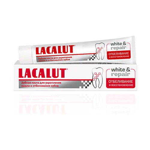 Lacalut Зубная паста Lacalut White & Repair, 75 мл (Lacalut,