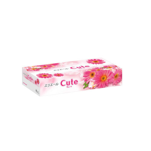 Elleair Салфетки бумажные в коробке Cute, 160 шт (Elleair, C