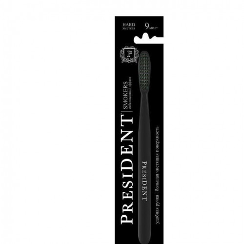 President Отбеливающая зубная щётка, 1 шт (President, Smoker
