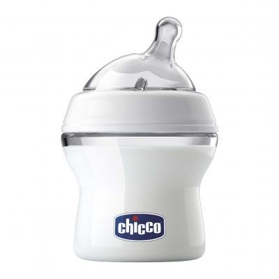 Chicco Бутылочка с силиконовой соской с наклоном и флексорам