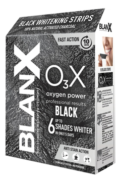 Blanx Отбеливающие полоски  с углем Whitening  Strips  Black