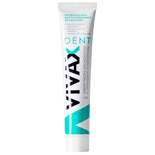 Vivax Зубная паста с бисабололом, 95 гр (Vivax, Dent)