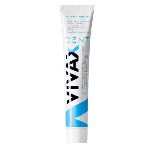 Vivax Реминерализующая зубная паста, 95 гр (Vivax, Dent)
