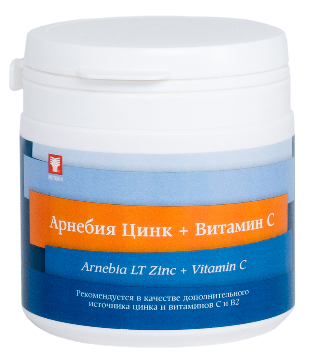 Arnebia Цинк + витамин С таблетки для рассасывания 60 штук (