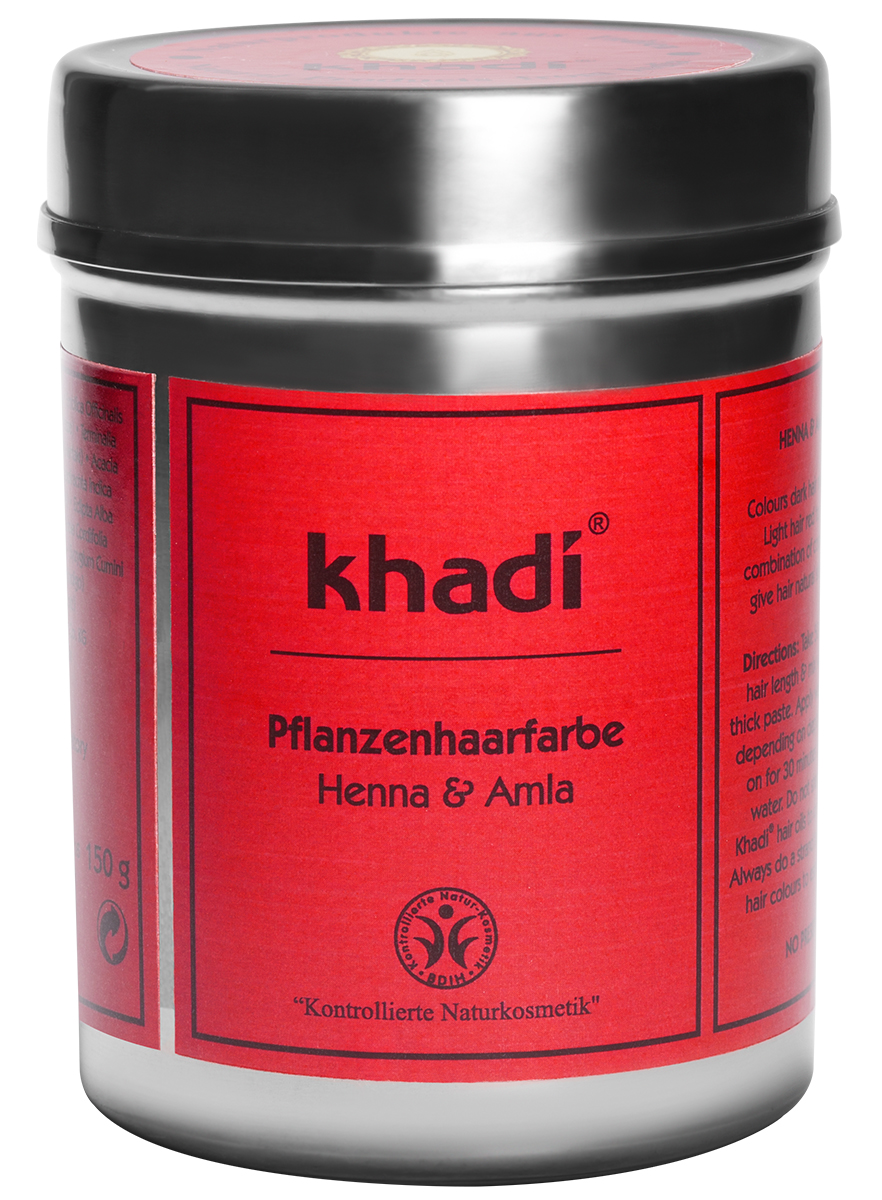 Khadi Растительная краска для волос «хна и амла» 100 г (Khad