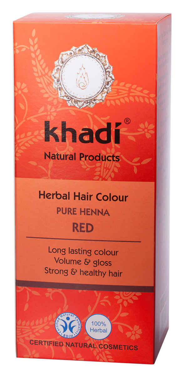 Khadi Растительная краска для волос «хна красная» 100 г (Kha