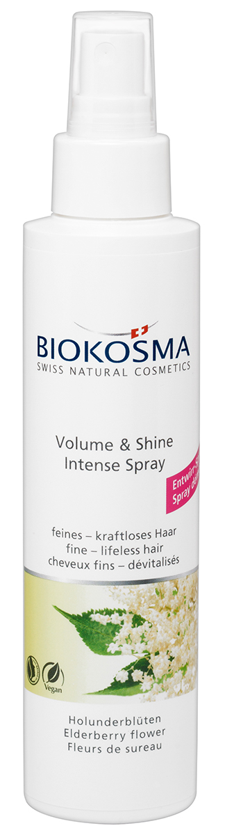 Biokosma Спрей для волос объем и блеск - интенсивный уход 