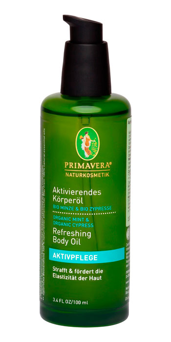 Primavera life Активирующее масло для тела «мята кипарис» 10