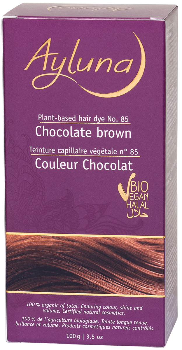 Ayluna Краска для волос №85 шоколадный коричневый растител