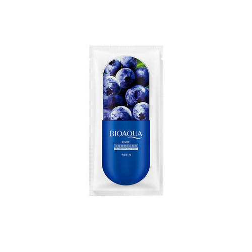 Bioaqua Ночная маска для лица Blueberry Jelly Mask 8 грамм (
