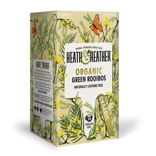 Heath&Heather Напиток травяной Зеленый ройбуш  Органик 20 па