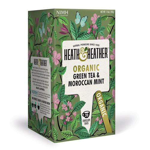 Heath&Heather Чай Зеленый с марокканской мятой Органик 20 па
