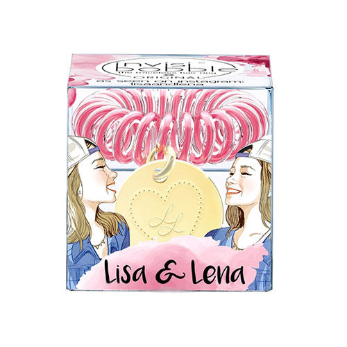 Invisibobble Резинка-браслет для волос Lisa & Lena лилово-ро