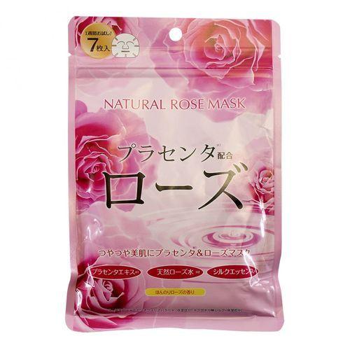 Japan Gals Курс натуральных масок для лица с экстрактом розы