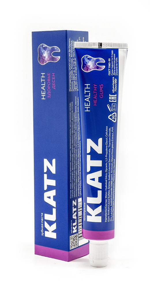 Klatz Зубная паста Здоровье десен 75 мл (Klatz, Health)