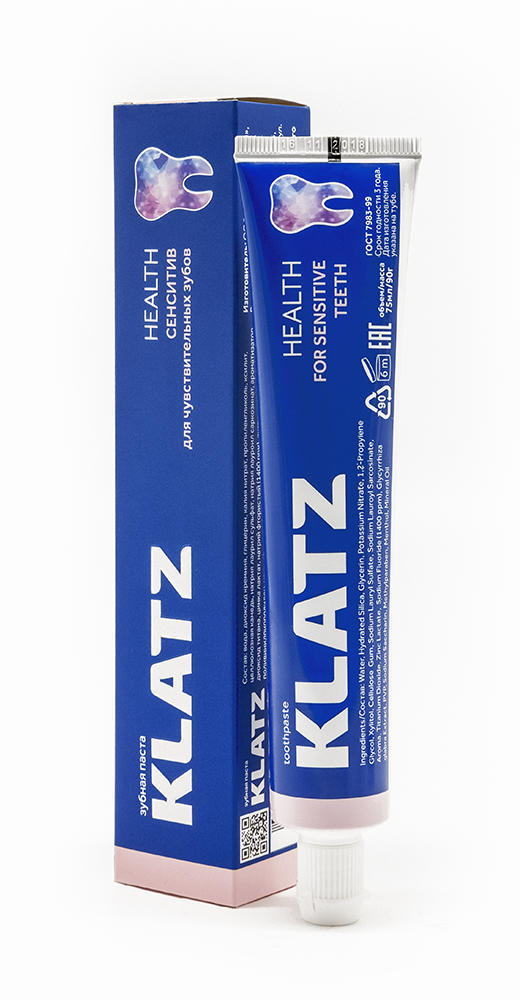 Klatz Зубная паста Сенситив, 75 мл (Klatz, Health)