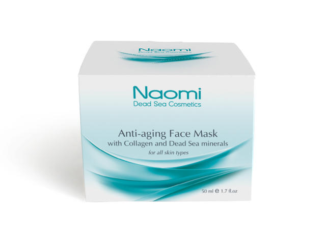 Naomi Антивозрастная маска для лица с коллагеном и минералам