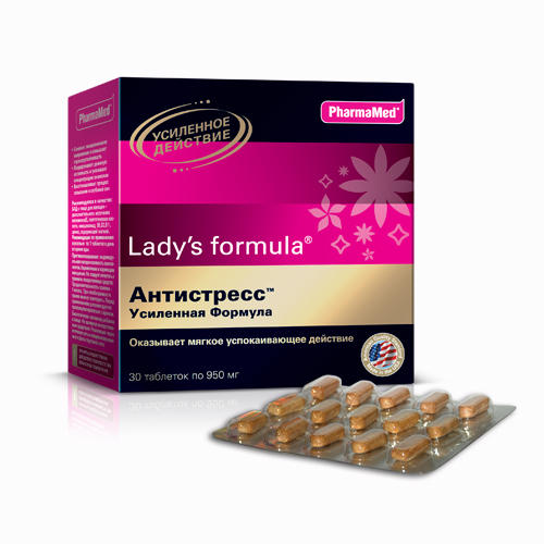 Lady's Formula Антистресс Усиленная формула таблетки 950 м