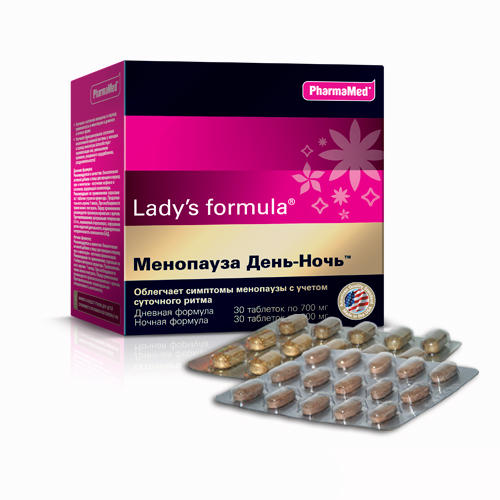 Lady's Formula Менопауза День-Ночь Дневная формула таблетк