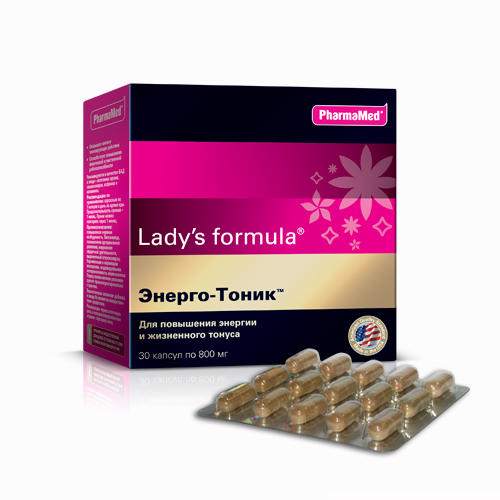 Lady's Formula Энерго-Тоник капсулы 800 мг №30 (Lady's For
