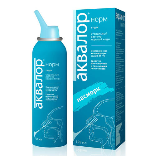 Aqualor Норм средство для промыв полости носа 125мл (Aqualor