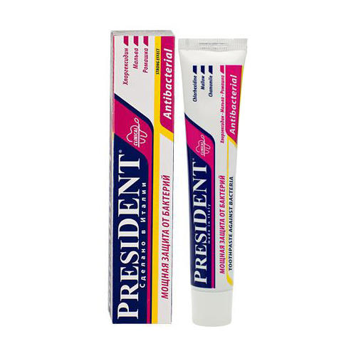 President Зубная паста для защиты от бактерий, 50 мл (Presid