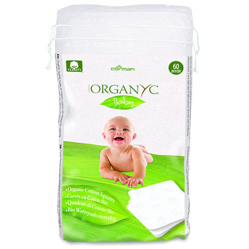 Organyc Детские ватные подушечки из органического хлопка, 60
