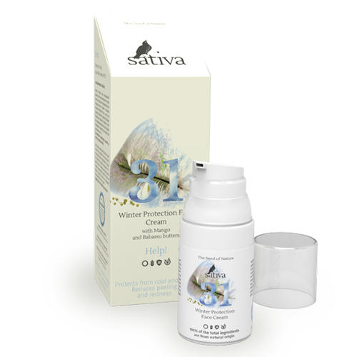 Sativa Крем для лица защитный зимний №31  30 мл (Sativa, Hel