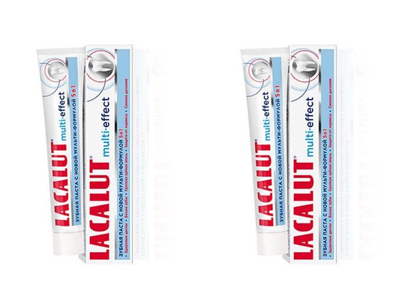 Lacalut Набор Зубная паста Мульти-эффект 75 мл*2 штуки (Laca