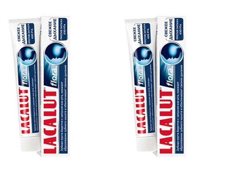Lacalut Набор Зубная паста flora*2 штуки (Lacalut, Зубные па