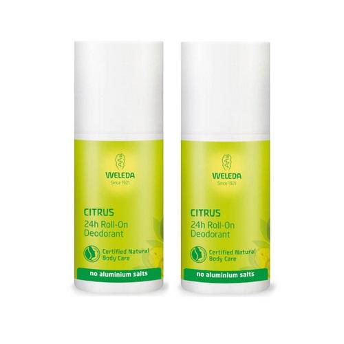 Weleda Комплект Цитрусовый дезодорант 24 часа Roll-On 2х50 м