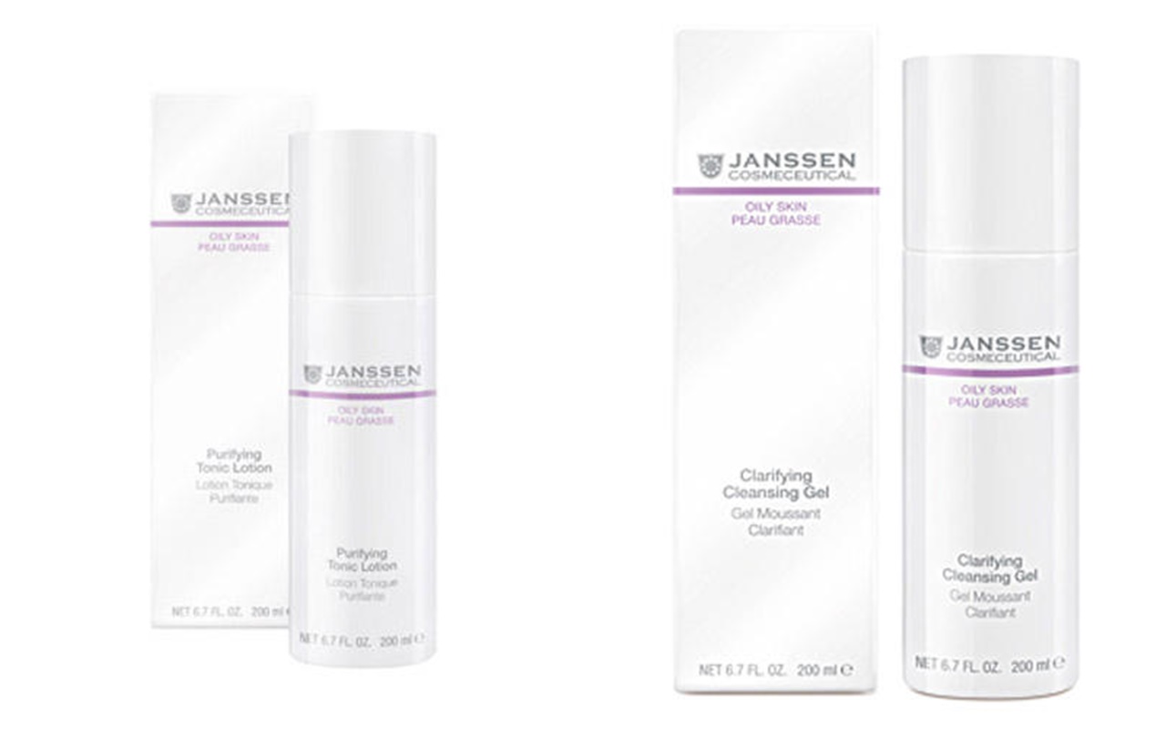 Janssen Cosmetics Набор Очищение и тонизация для жирного ти